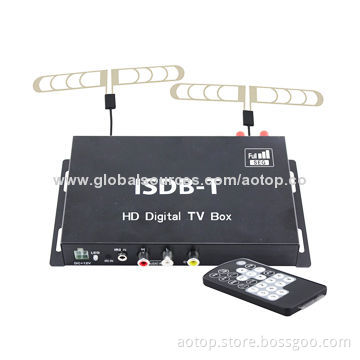Car Digital ISDB-T Full Seg TV Box, Supports High-speed 250kph, Full HD 1,080P, for South America